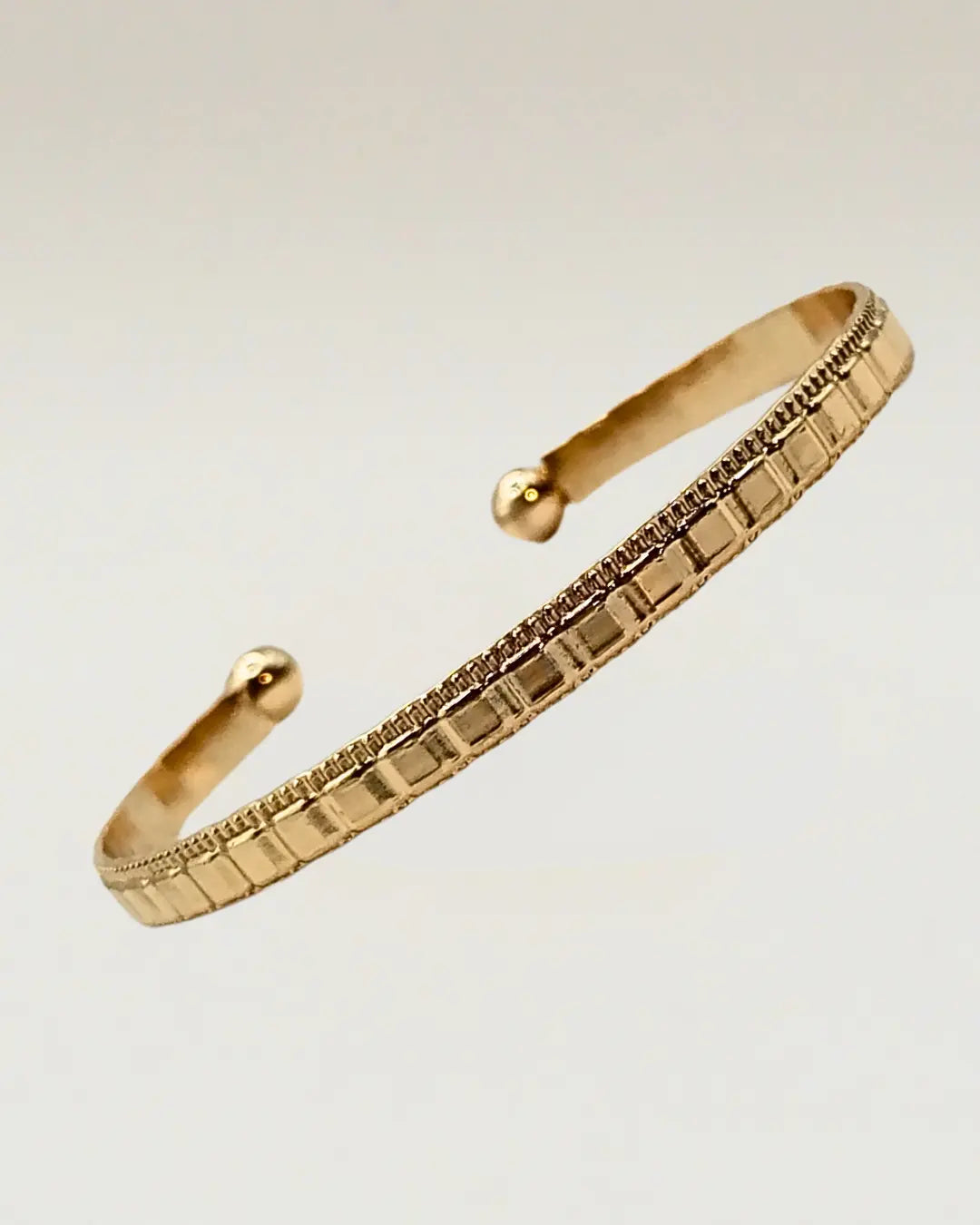 Embossed Square Cuff