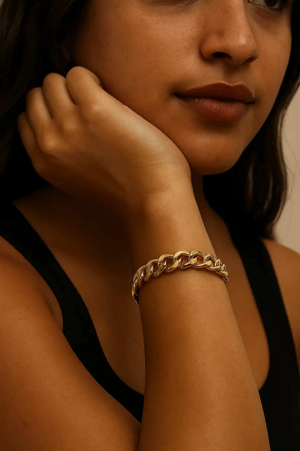 Golden Punk Retro Bracelet
