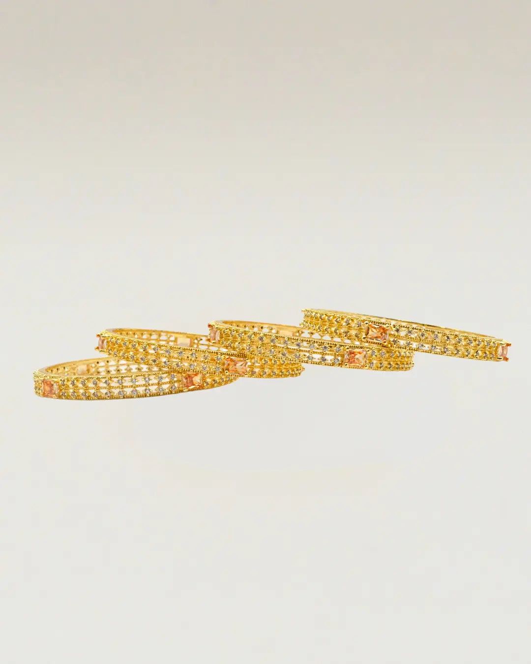 Fancy Gold Bangles Set for Women Pakistan — CozyHaven COD
