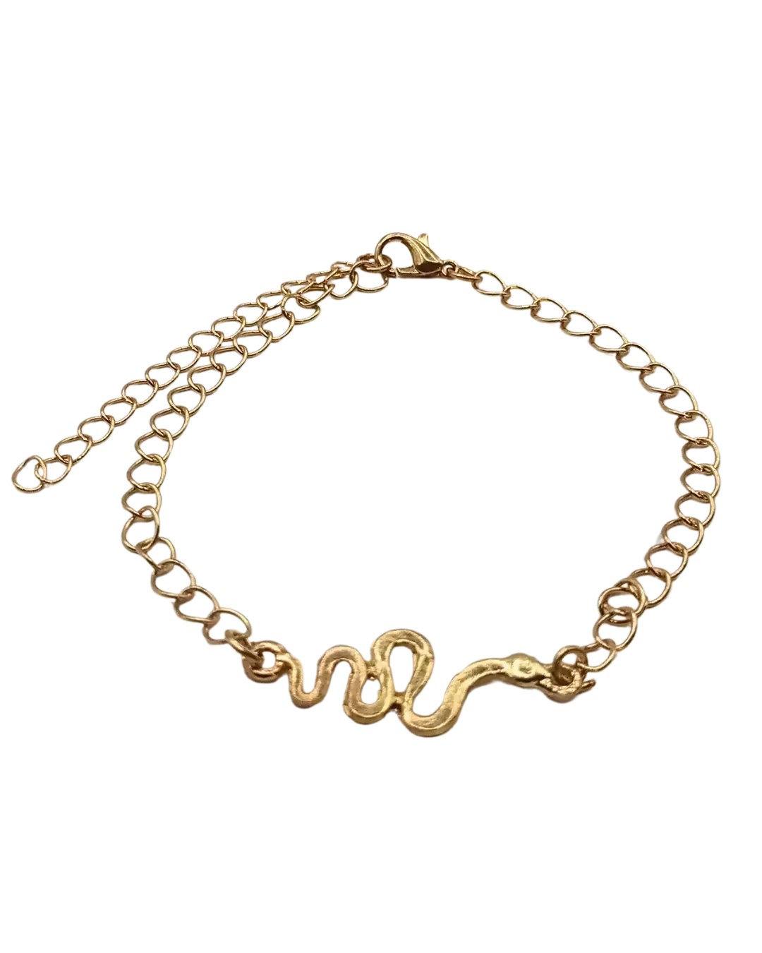 Gold-Tone Snake Bracelet