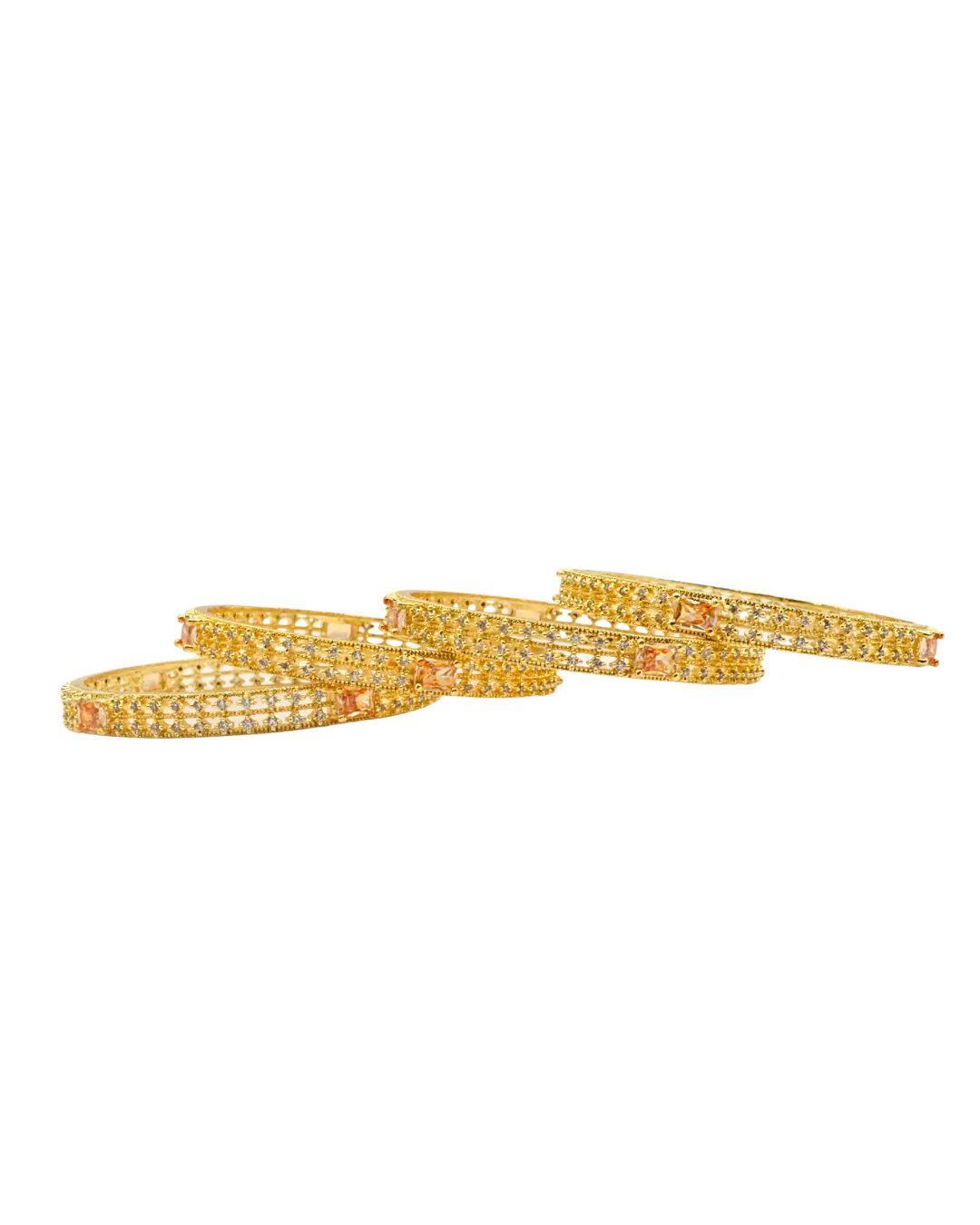 Fancy Gold Bangles Set for Women Pakistan — CozyHaven COD